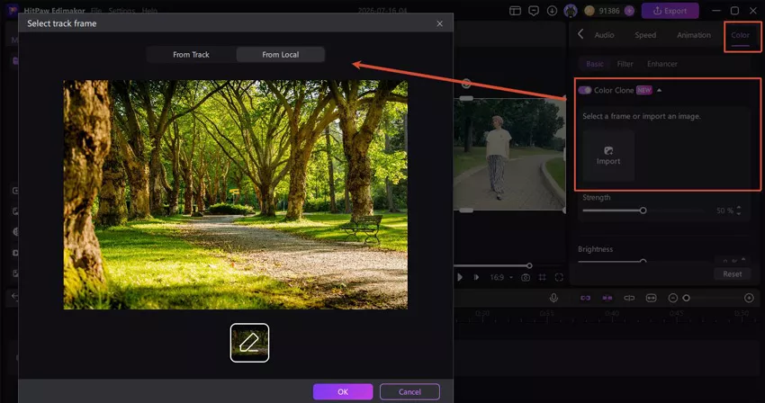 clone video colors with color clone
