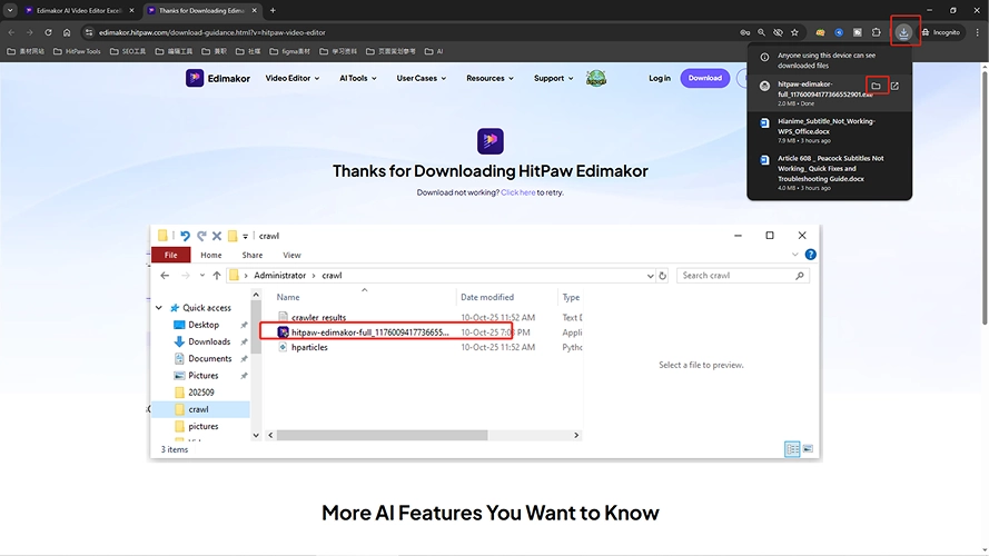 HitPaw Edimakor thanks download