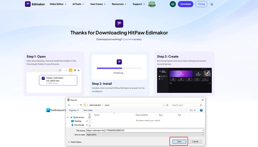 HitPaw Edimakor thanks download