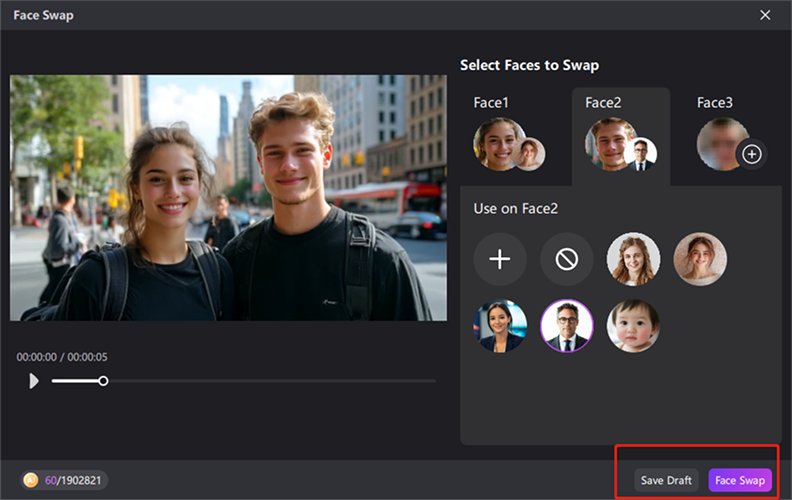 Face compositing video face recognition