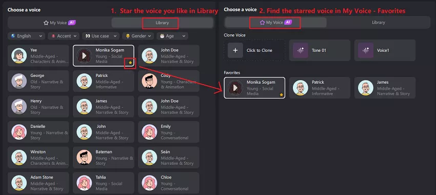 hitpaw edimakor text to speech guide - start tts