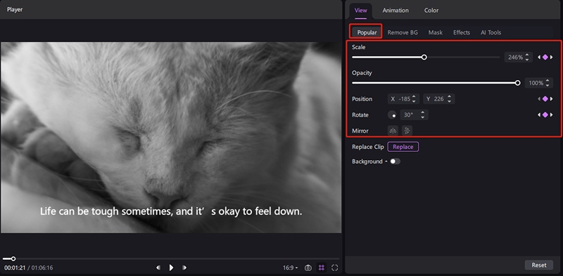keyframe-panel