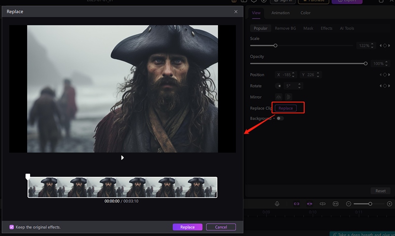 keyframe-replacement