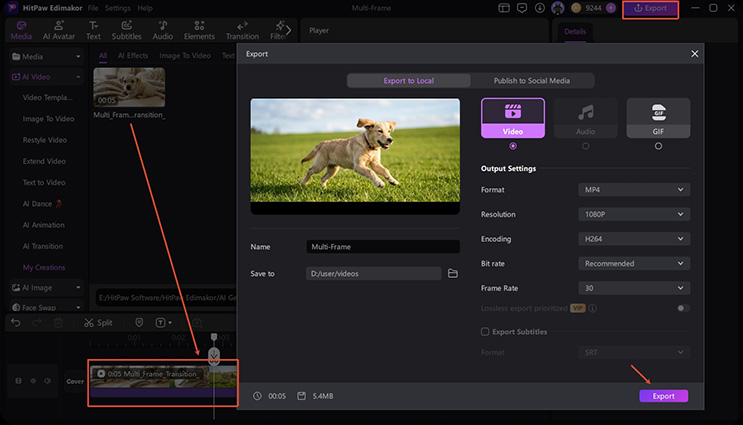 multi frame step 5