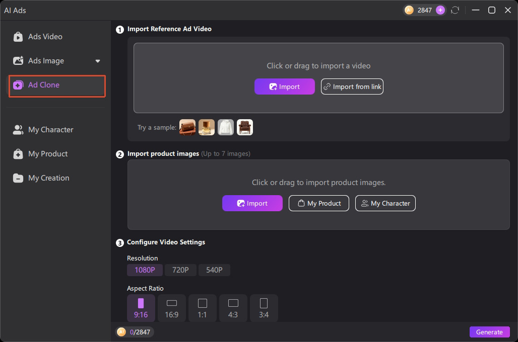 open edimakor ad clone