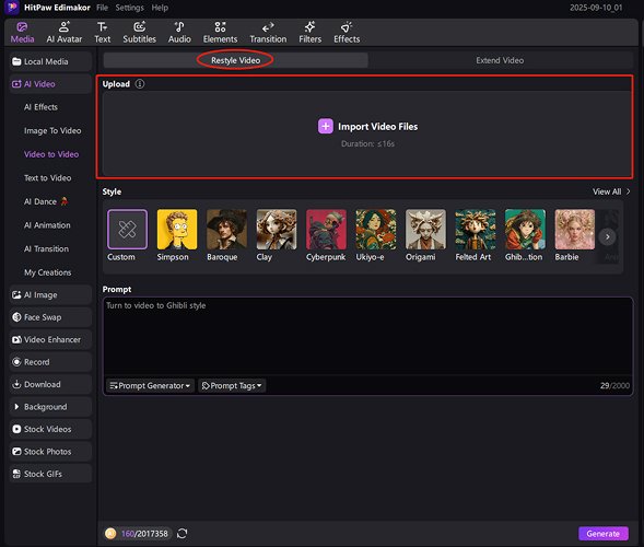 import video to video converter
