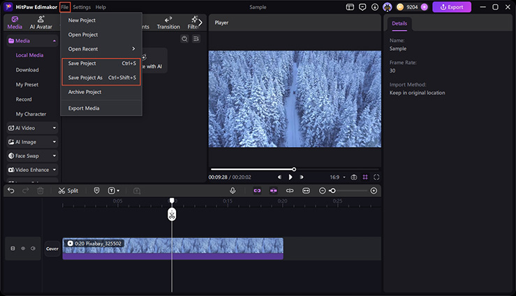 save video
