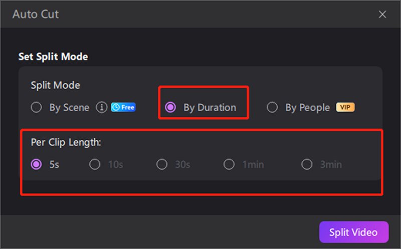 Use ai smart video cut