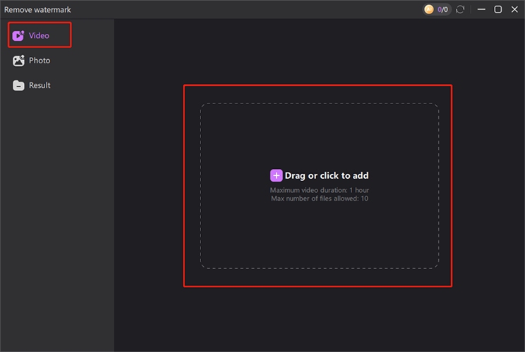 Import the Videos to Edimakor Watermark Removal