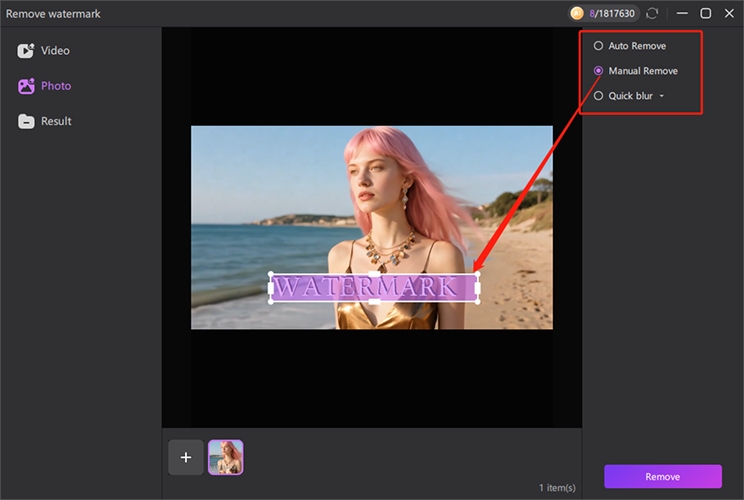 Remove Watermarks from Photos