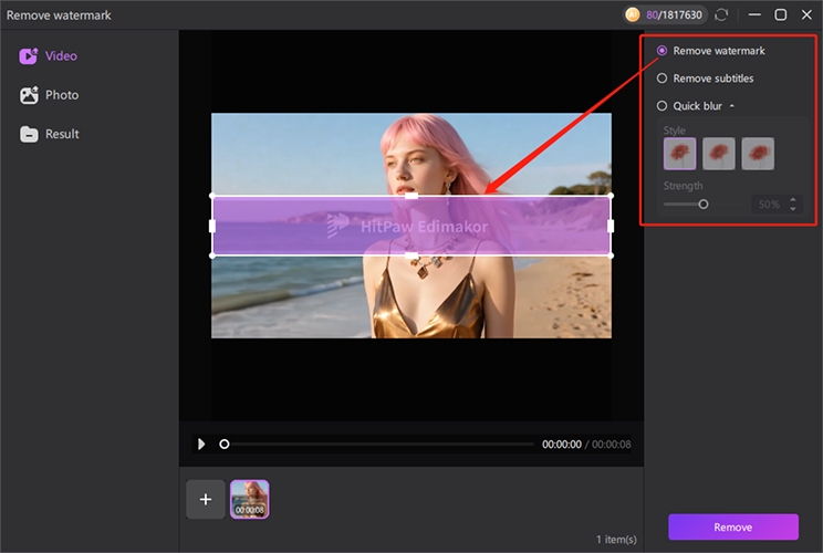 Remove Watermarks from Videos