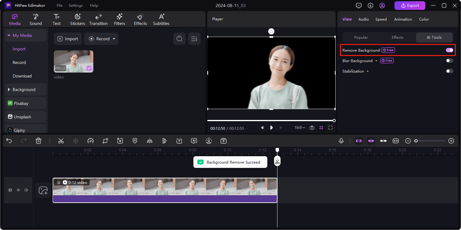 remove video background guide 2