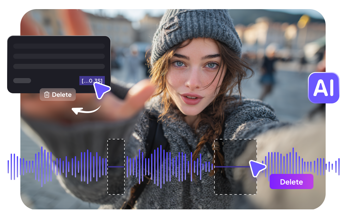 Cut boring silences and awkward pauses in a click