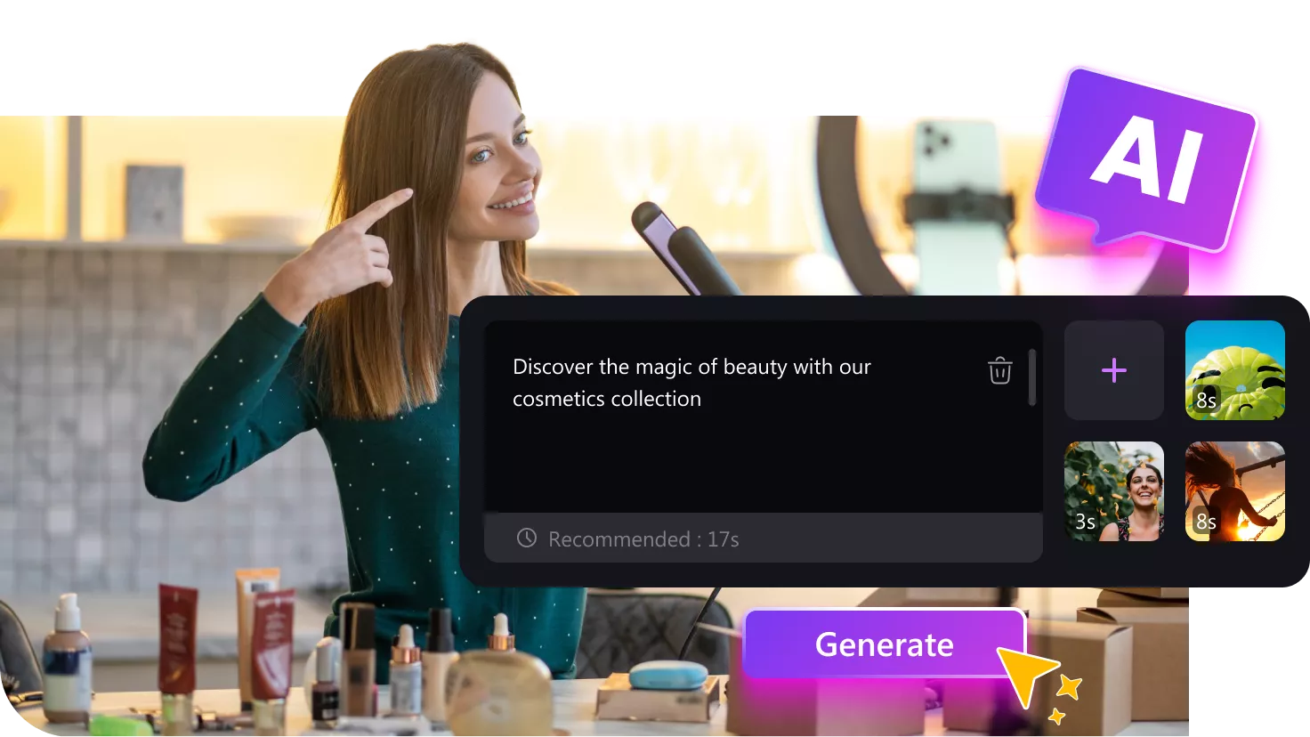 1-Click Generate Promo Video Scripts