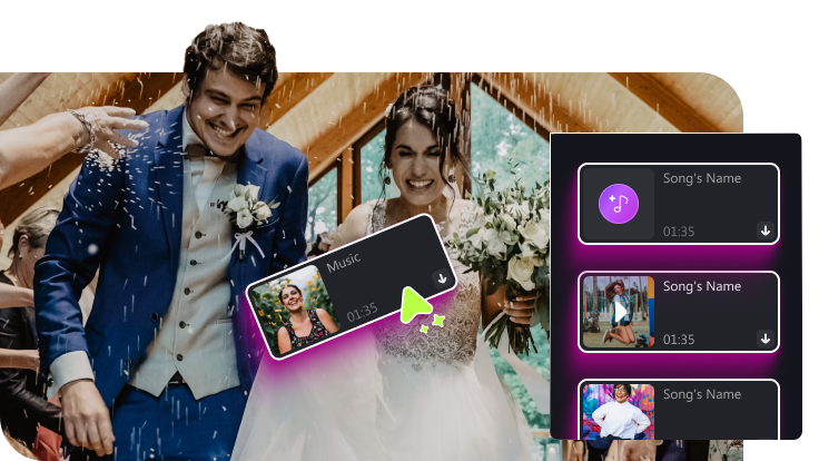 Add Music to Weddings Videos