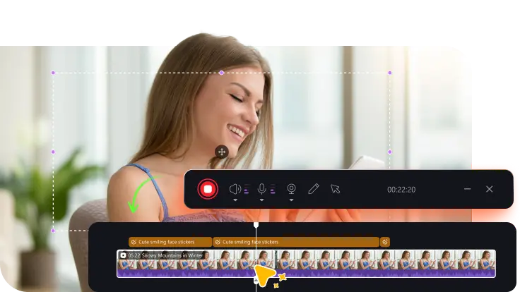 Record and Edit YouTube Video in One Tool