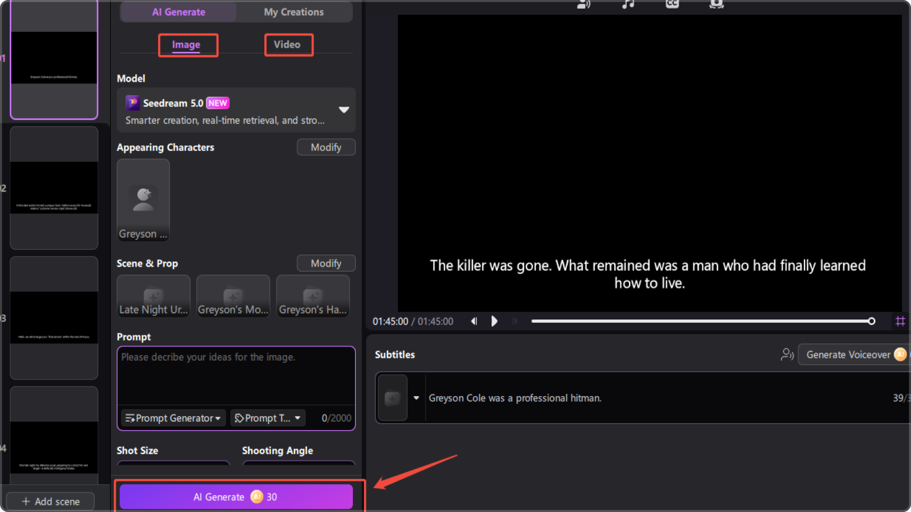 generate video